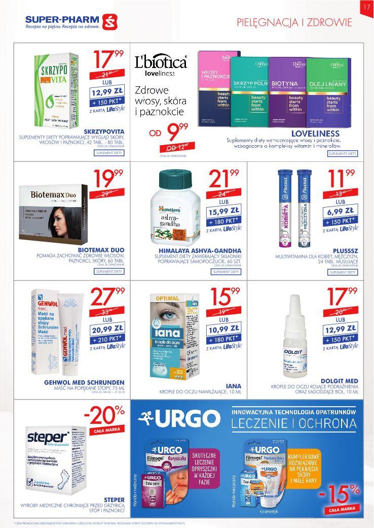 Gazetka promocyjna Superpharm str. 17