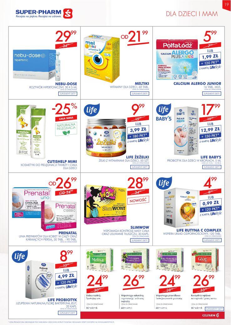 Gazetka promocyjna Superpharm str. 19
