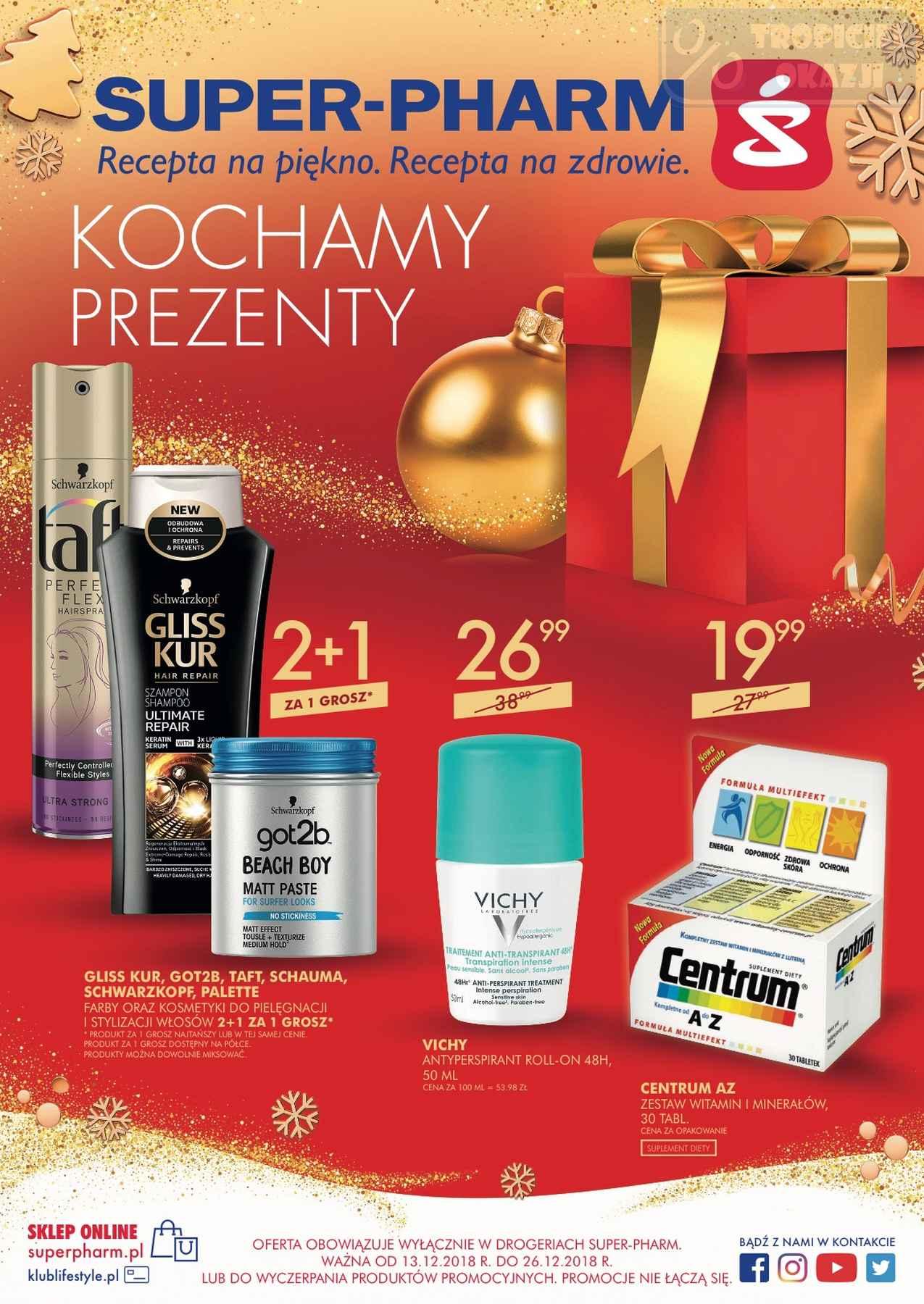 Gazetka promocyjna Superpharm str. 1