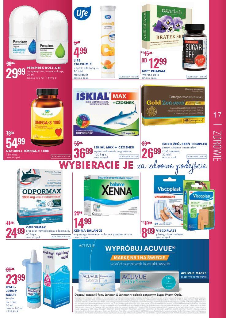 Gazetka promocyjna Superpharm str. 17