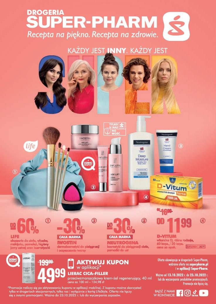 Gazetka promocyjna Superpharm str. 1