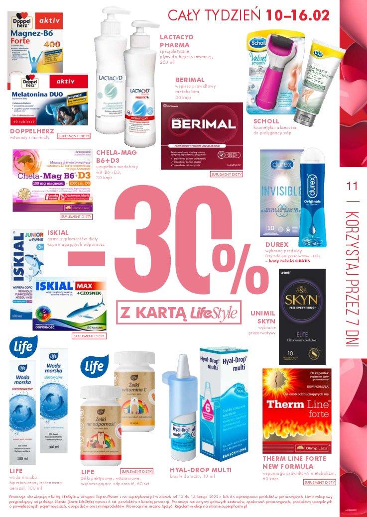 Gazetka promocyjna Superpharm str. 11