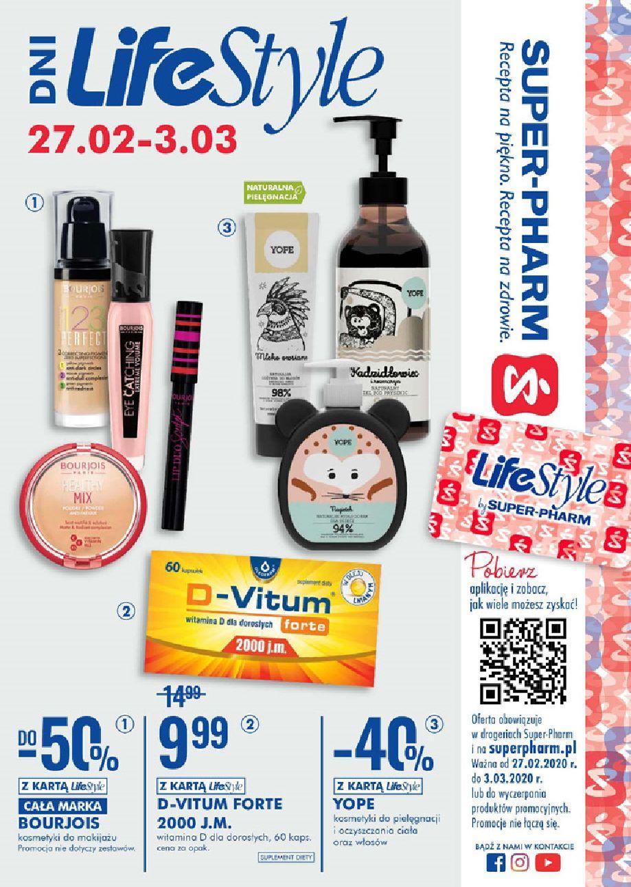 Gazetka promocyjna Superpharm str. 1