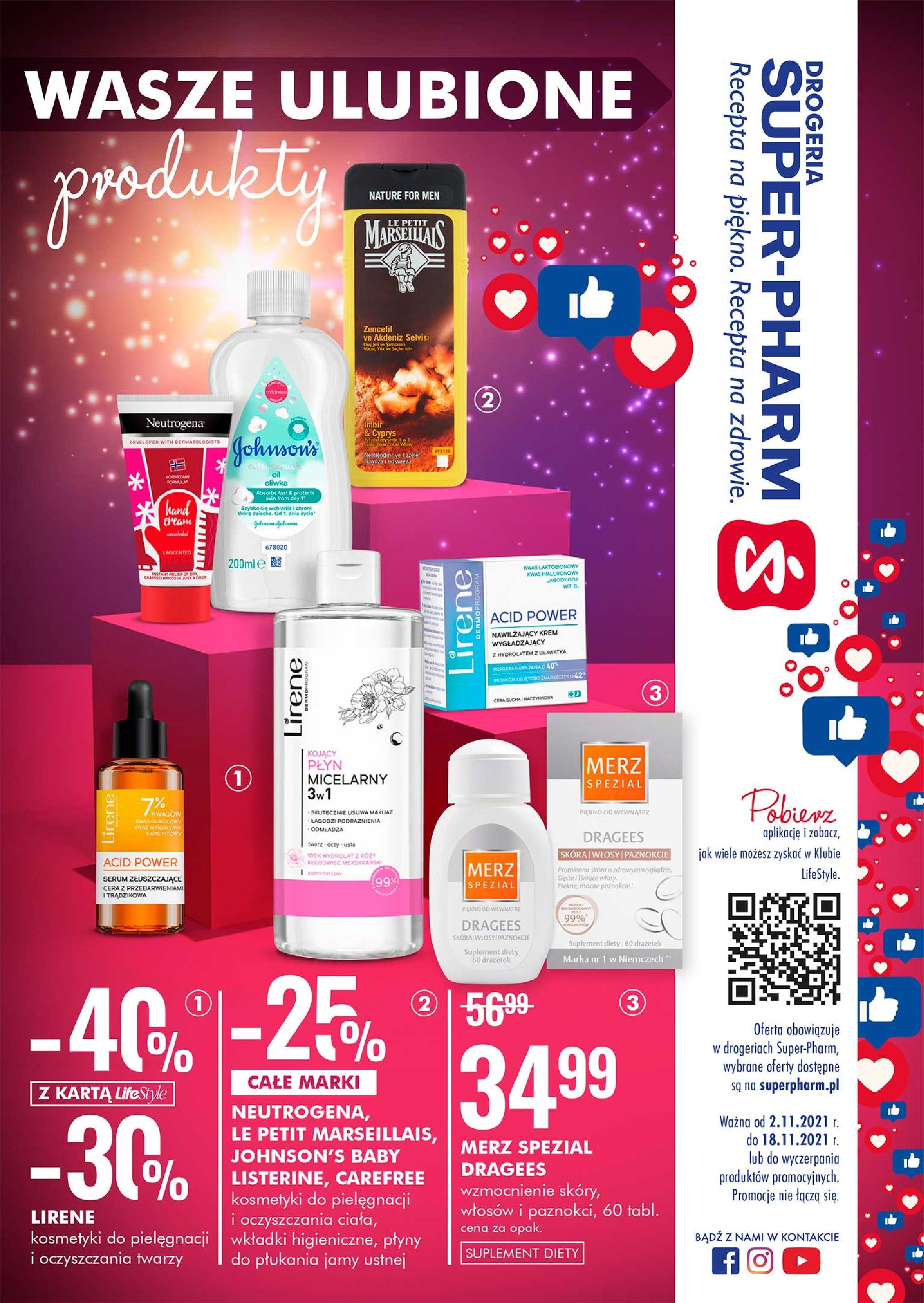 Gazetka promocyjna Superpharm str. 1