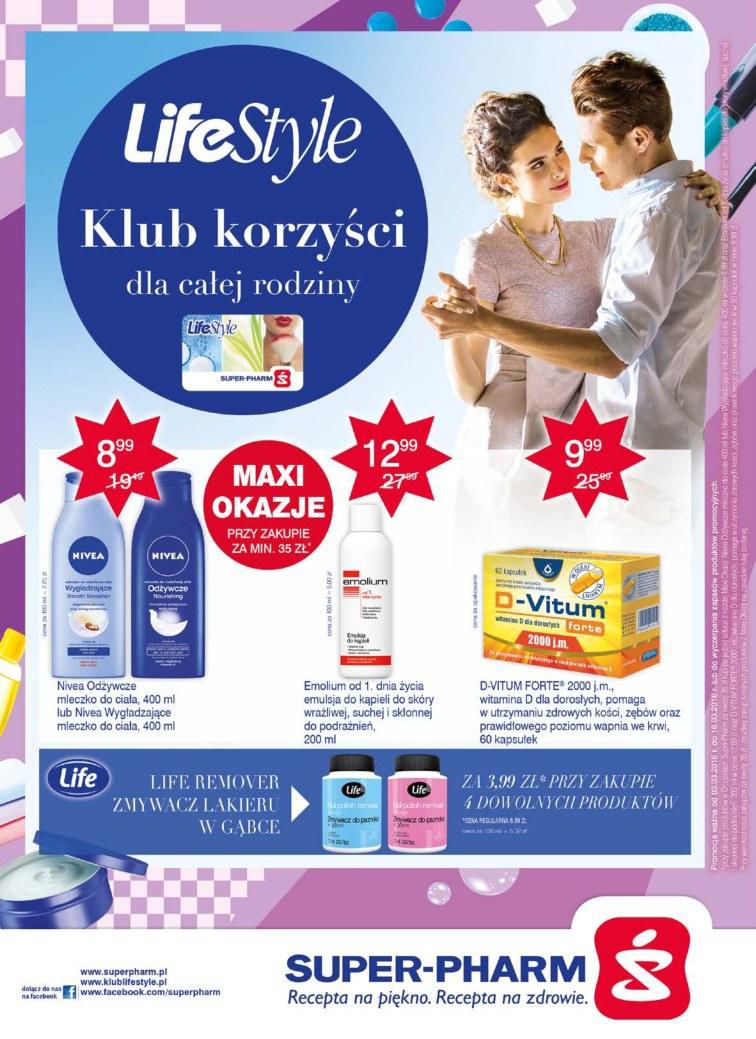 Gazetka promocyjna Superpharm str. 1