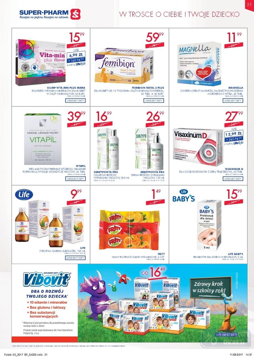 Gazetka promocyjna Superpharm str. 21