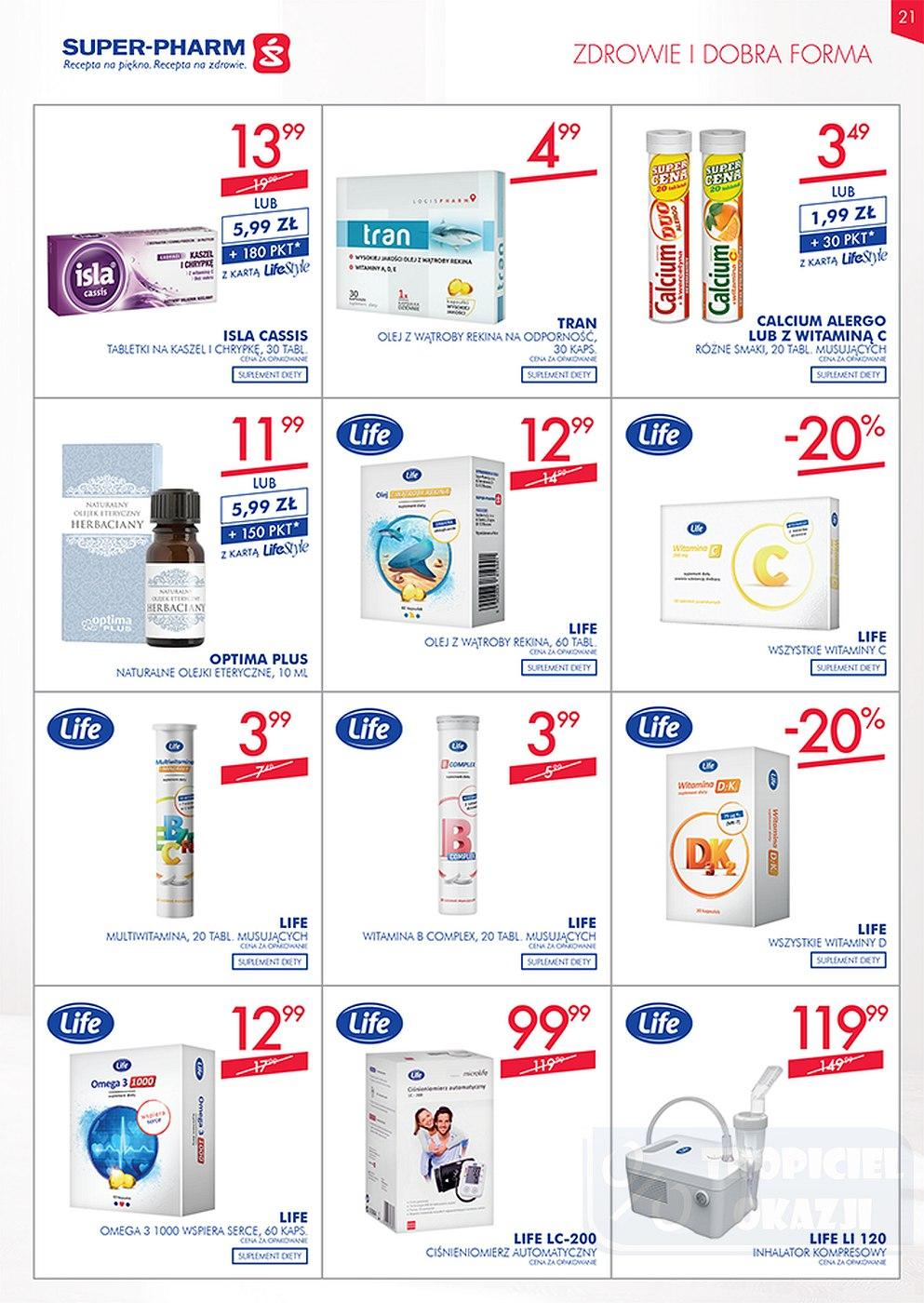 Gazetka promocyjna Superpharm str. 21
