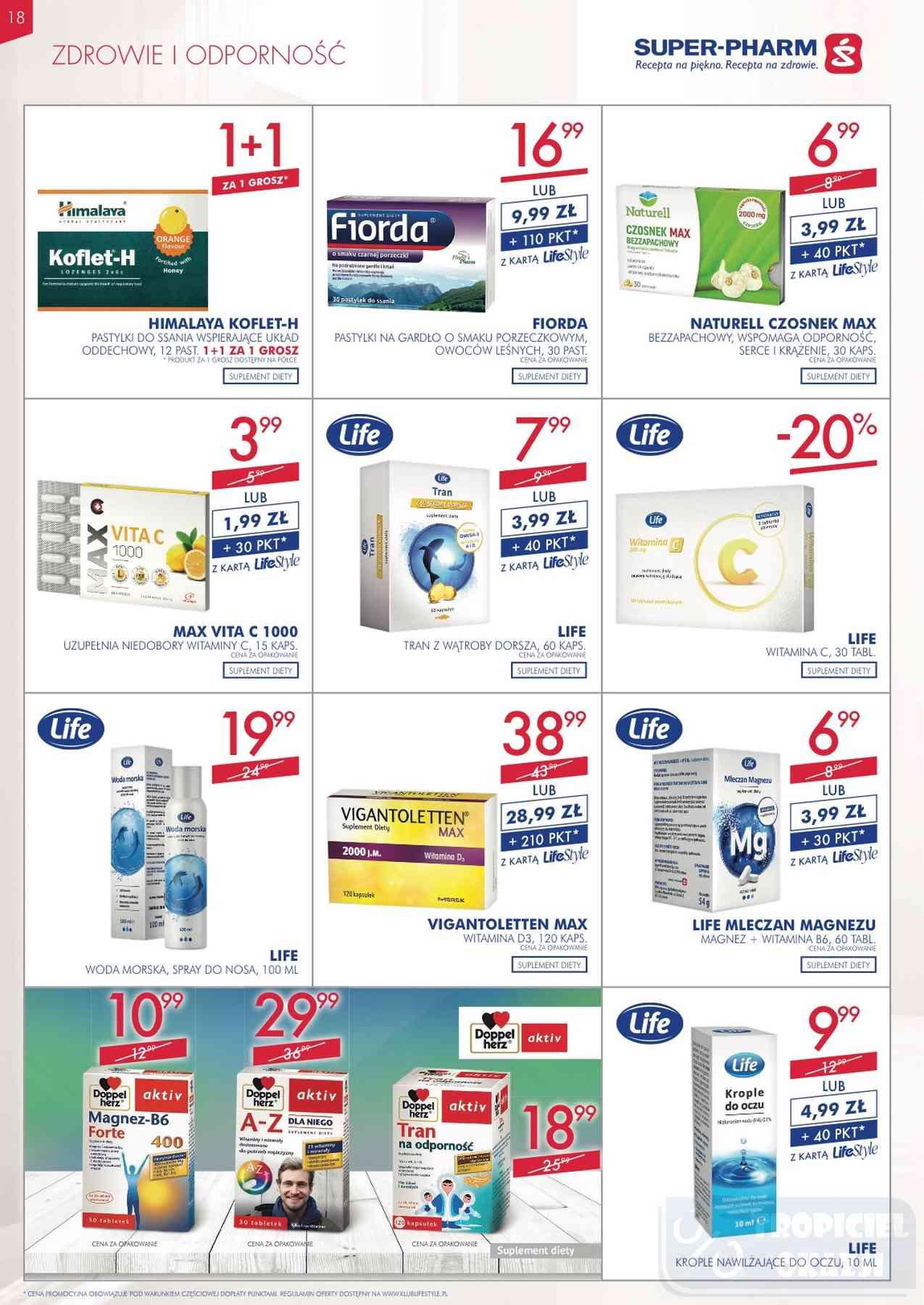 Gazetka promocyjna Superpharm str. 18