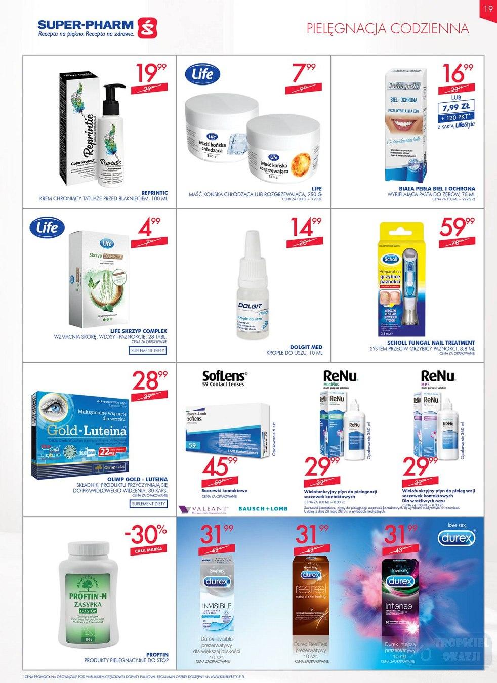 Gazetka promocyjna Superpharm str. 19