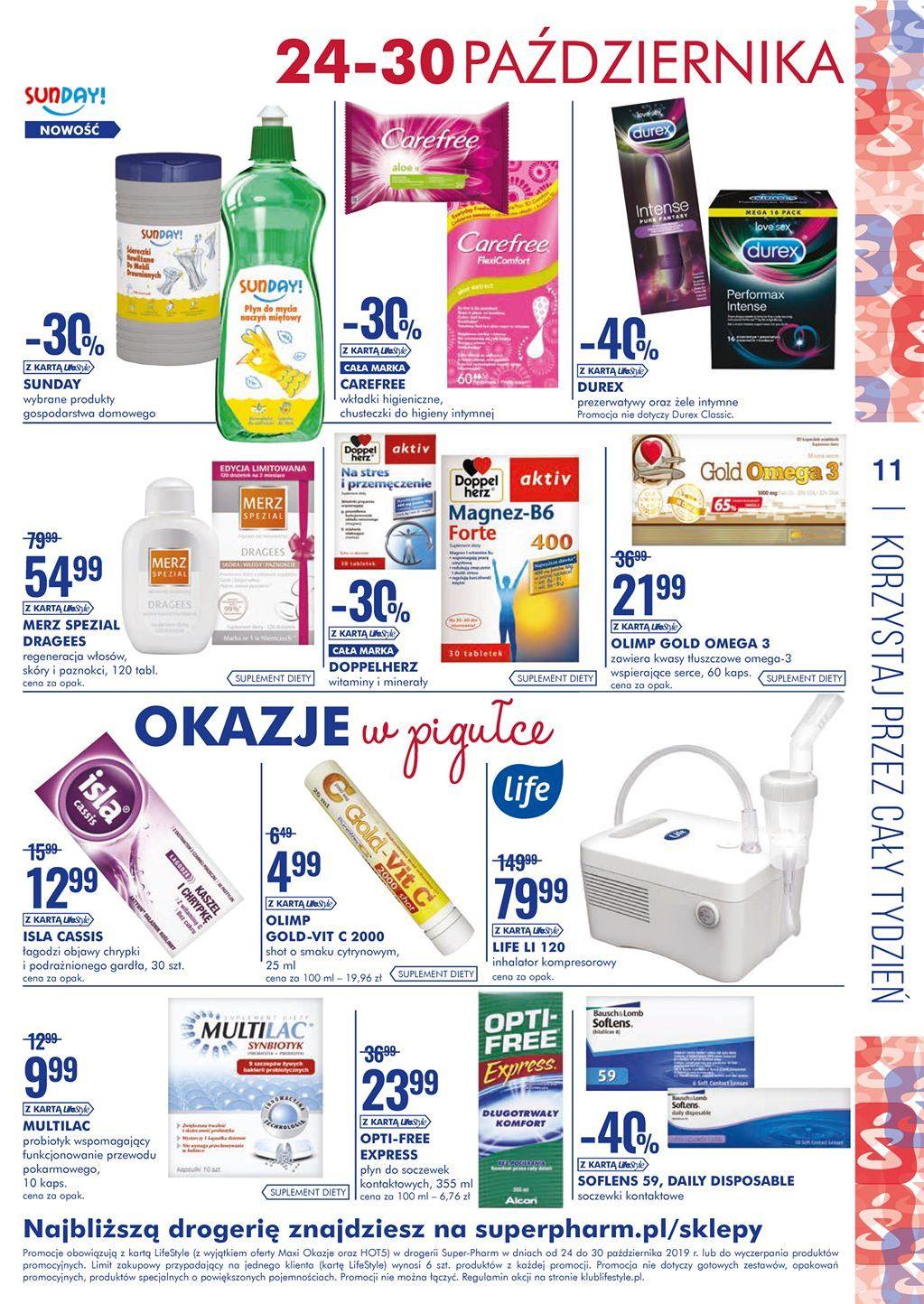 Gazetka promocyjna Superpharm str. 11