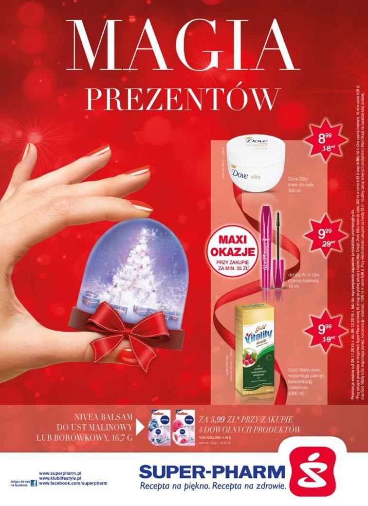 Gazetka promocyjna Superpharm str. 1