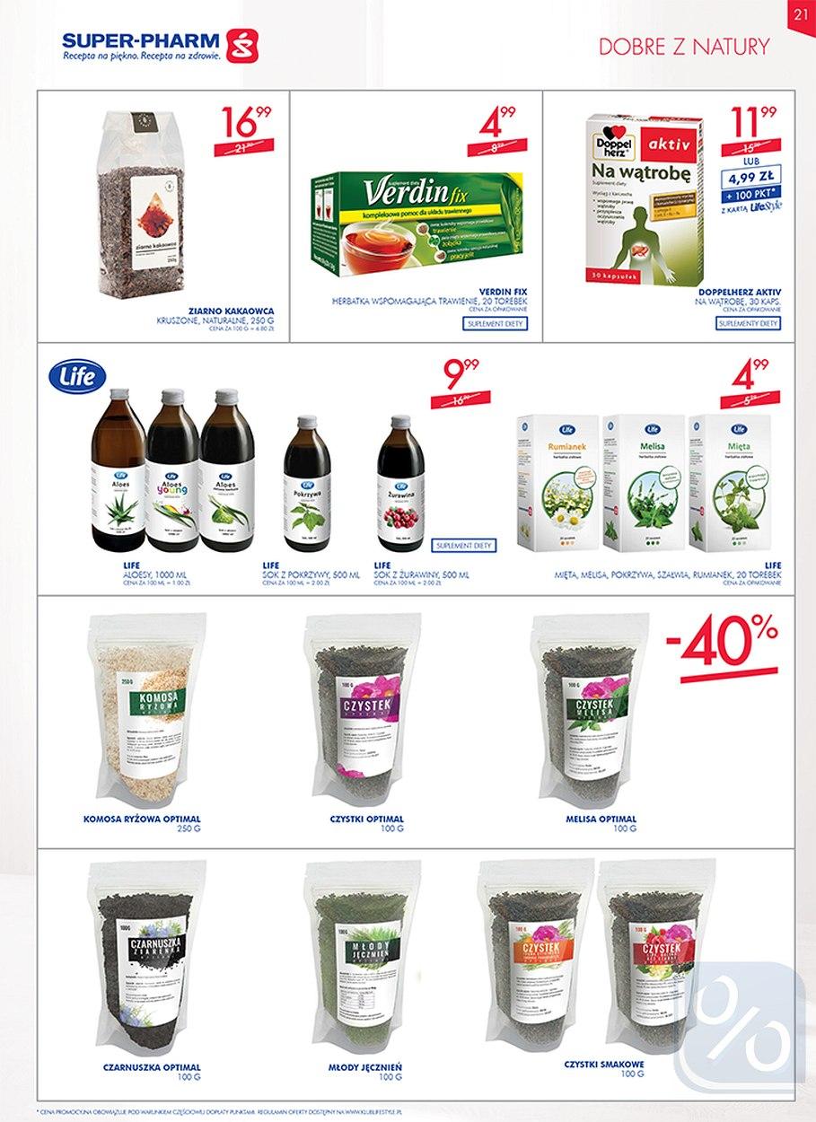 Gazetka promocyjna Superpharm str. 21