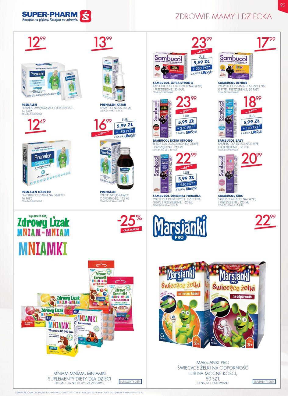 Gazetka promocyjna Superpharm str. 23