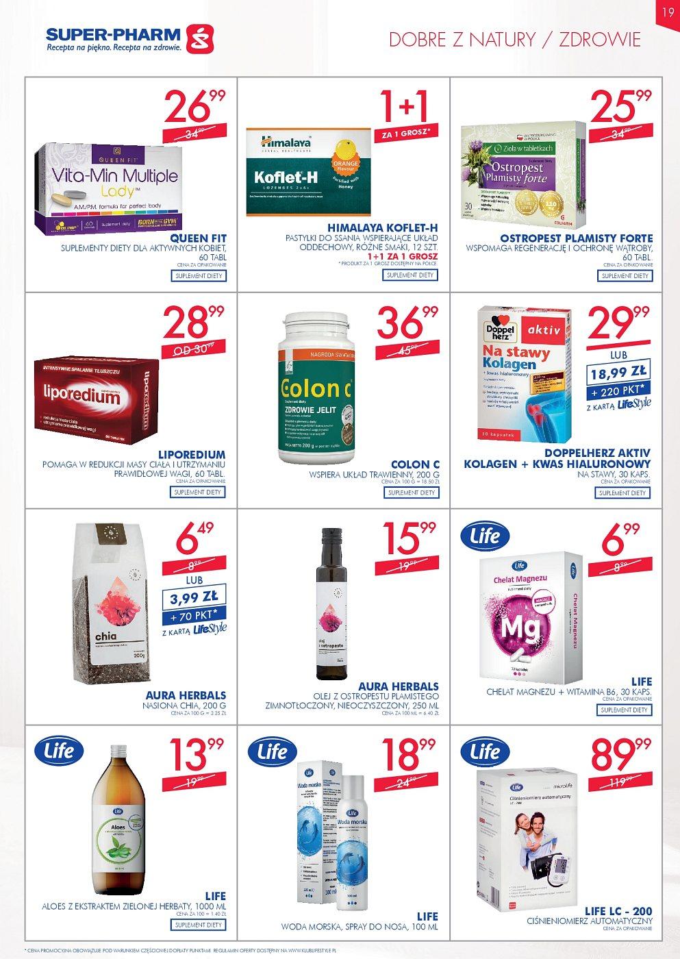 Gazetka promocyjna Superpharm str. 19