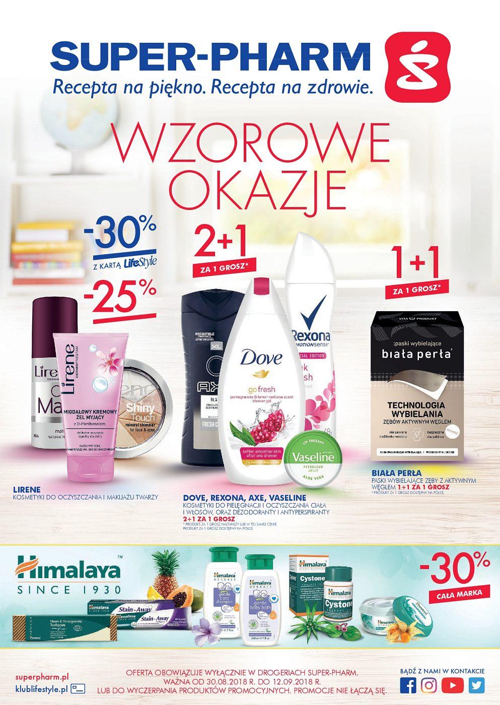 Gazetka promocyjna Superpharm str. 1