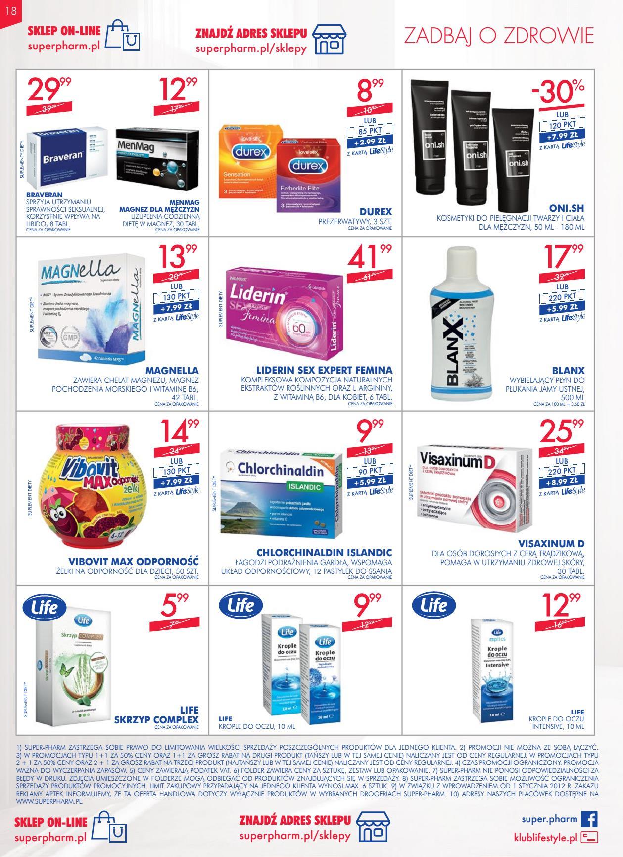 Gazetka promocyjna Superpharm str. 18