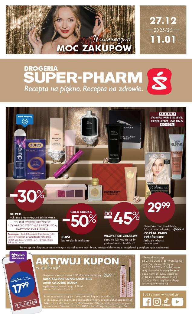 Gazetka promocyjna Superpharm str. 1