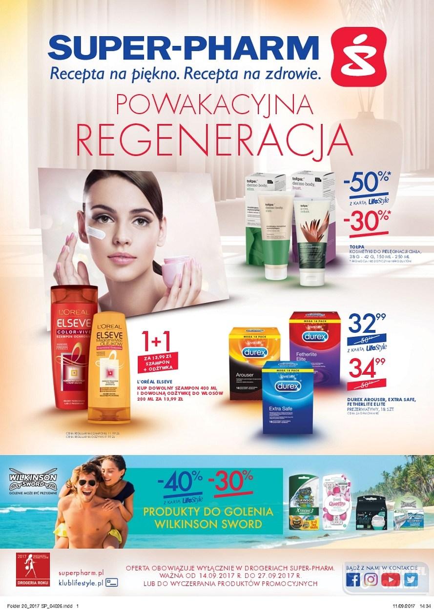 Gazetka promocyjna Superpharm str. 1