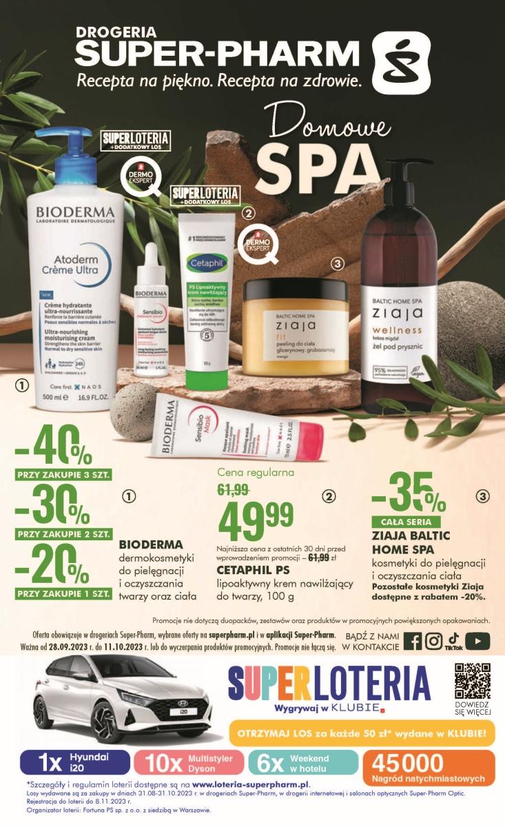 Gazetka promocyjna Superpharm str. 1